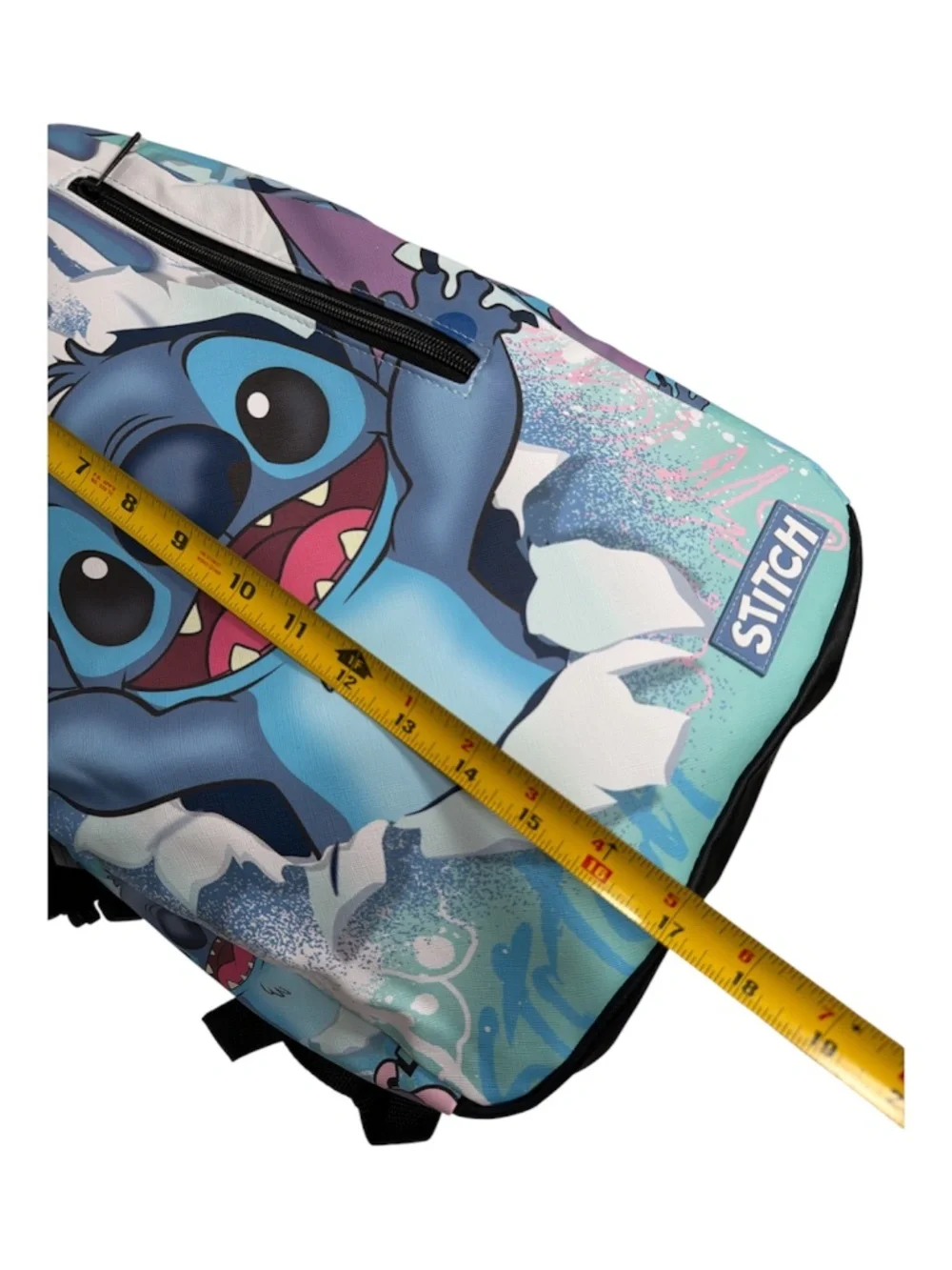 Disney Lilo & Stitch Backpack With Stitch Luggage Tag